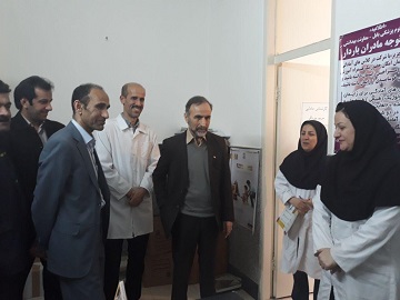 بازدید دکتر سید مظفر ربیعی رئیس دانشگاه علوم پزشکی بابل از مرکز خدمات جامع سلامت روستایی پیچا کلا بخش لاله آباد