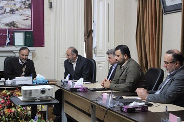 نشست دکتر ربیعی رئیس دانشگاه علوم پزشکی بابل با مدیر کل تامین اجتماعی استان